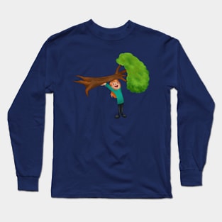 Save A Tree - Girl Edition Long Sleeve T-Shirt